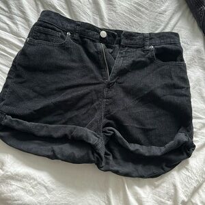 BDG Urban Outfitters Black Corduroy shorts! Size 26.